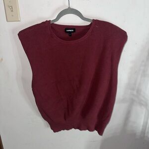 Express Rust Sweat Vest